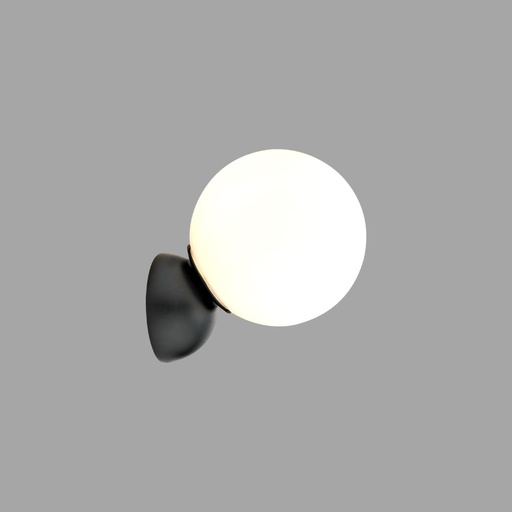 [AU-2532.WH] Aplique IP44 globo vidrio opal 120V 5W 3000K