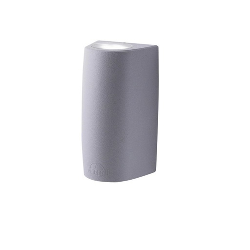 Aplique Marta 160 2L IP55 con 2 bombillos led 10W 600lm 25000 hrs 100-240V G53