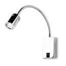 [LC-05-2845-21-21] Aplique Wall Led CREE 3W cromo 3000k