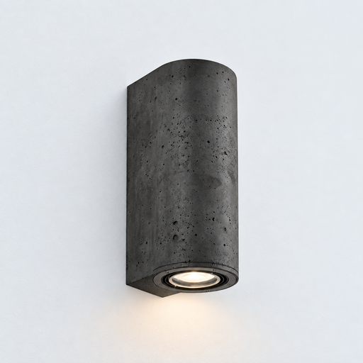 [VY-W0535] Aplique cilindrico de cemento IP54 2xGU10 8x9.6x19.6cm