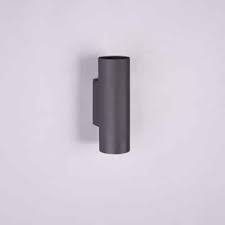 Aplique cilíndrico de cemento IP54 2xGU10 Ø8.5x25cm