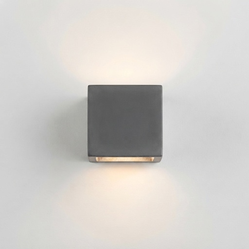 Aplique de cemento IP54 led 2x5W 3000K CRI80 12x11.2x12cm