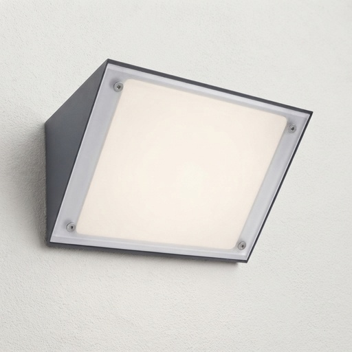 Aplique de pared de exterior IP65 Curie glass 260mm led 12.4W 2700/3200/4000K On-Off 792lm