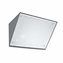 Aplique de pared de exterior IP65 Curie glass 350mm led 25.1W On-Off 2941lm