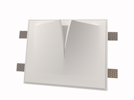 [VY-W0150] Aplique empotrable en pared "yeso" 35x30x16.7cm con sócate E27