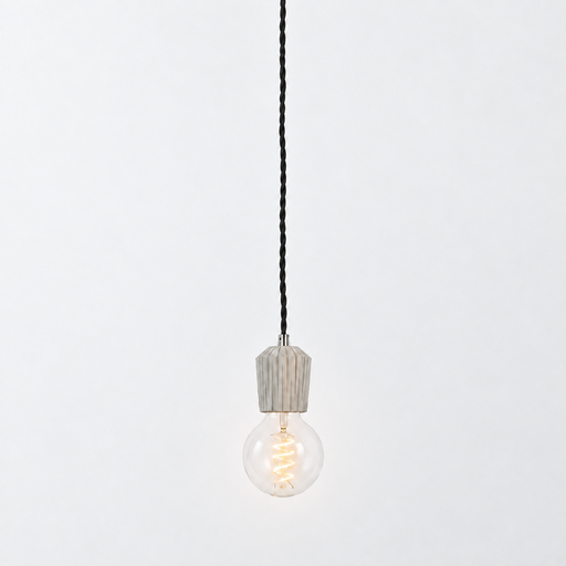 [FL-DE-0518-CEM] Lampara colgante Bloom E27 cemento IP20