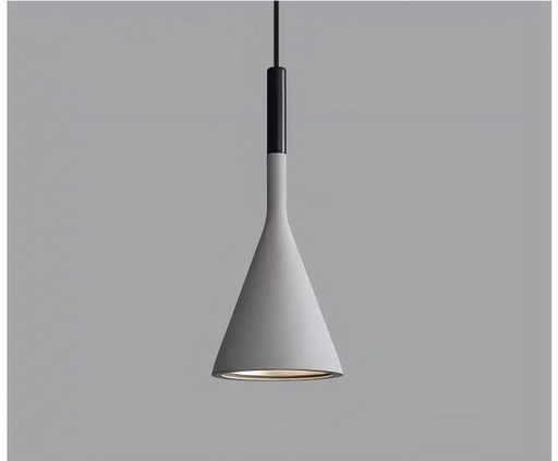 [VY-P5513] Lámpara colgante cemento para E27 Ø16x36cm