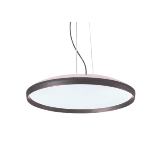 Lampara Colgante redonda luz directa Led 120V 5664 difusor prismático 3000K/4000K atenuable Triac