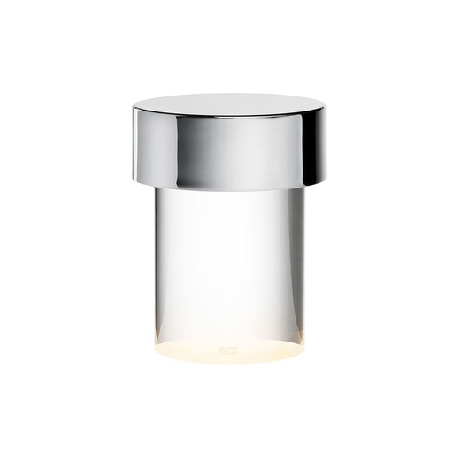 [FD-F3693056] Lámpara de mesa portátil Last Order Clear acero pulido