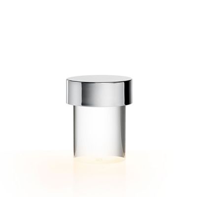 [FD-F3694056] Lámpara de mesa portátil Last Order Fluted acero pulido