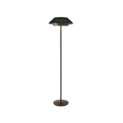 [CD-3028F-LED-GM] Lampara de pie Plato 1x18W 3000K 120V on-off  ∅45*H160 Gris