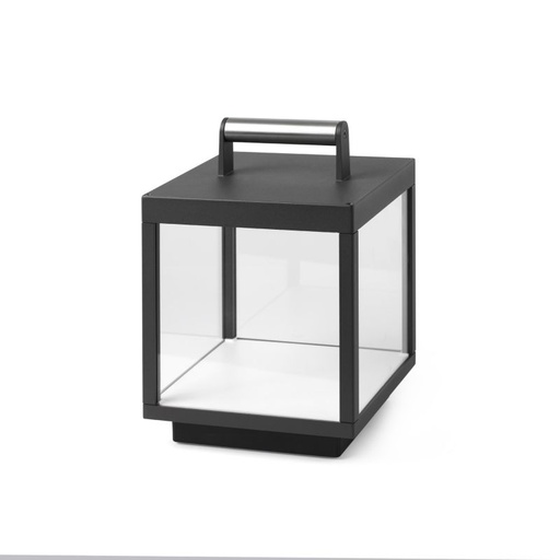 [FR-74454] Lámpara de pie/mesa portátil Kerala gris oscuro led 5W 3000K