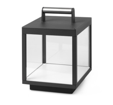 [FR-74454] Lámpara de pie/mesa portátil Kerala gris oscuro led 5W 3000K
