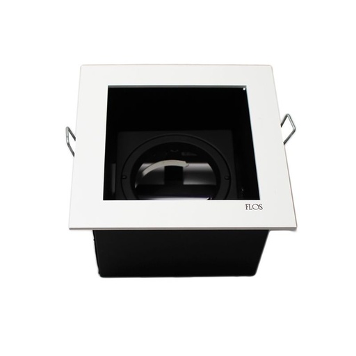 [FA-04.6307.20.78] Lámpara empotrable Micro Battery dirigible 1x50W GU10 blanca interno blanco