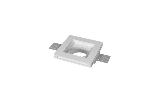 [VY-D0101] Lámpara empotrable cuadrada downlight "yeso" 10x10x2.6cm con sócate GU10