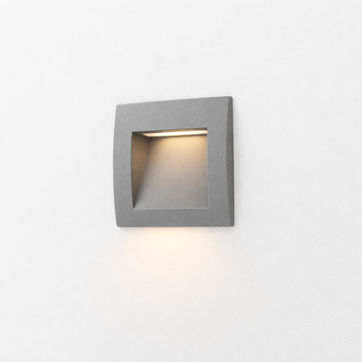 Lampara Empotrable de pared Face Led 2.5W Gris 113lm IP65