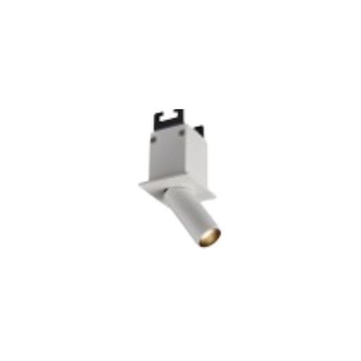 [RY-SL74291/3W-3K-ND-WH] Lámpara empotrable dirigible cuadrada blanca 49x44x63mm hueco 40x35mm led 3W 3000 24° IP20 100-240V on-off