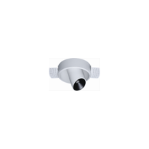 [RY-SL74150/7W-3K-ND-WH] Lámpara empotrable dirigible redonda blanca Ø116x37mm hueco Ø125mm led 3W 3000 24° IP20 100-277V on-off