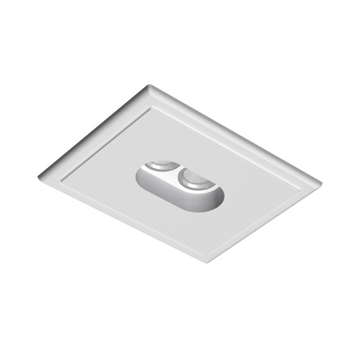 [FA-SA.3018.1] Lámpara empotrable downLight Soft Architecture USB Round 2xMR16 50W