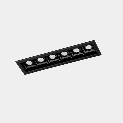 [LC-90-6172-14-60] Lampara empotrable downlight Bento Standard sin marco 6 Leds 12.2W 3000K CRI 90 48º Blanco