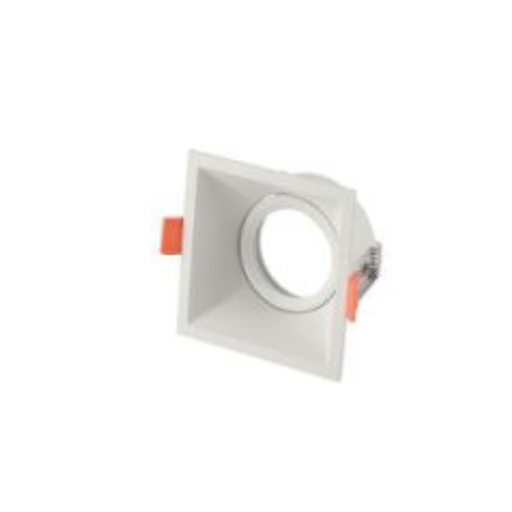 Lámpara empotrada cuadrada 90x90mm para GU10 (con sócate) OS-TS12