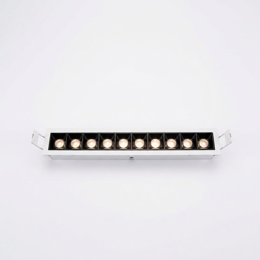 Lampara Empotrada cuadrada fija led 10x2W 100-277V DLBAR