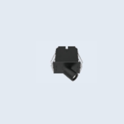 Lámpara empotrada dirigible rectangular 69x45mm 3W 3000K CRI90 30° con driver on-off 120V TE-FSL
