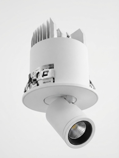 Lámpara empotrada dirigible redonda ф50mm 3W CRI90 30° con driver on-off 120V TE-FSL