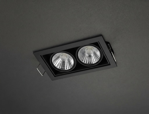 Lámpara empotrada downlight 69x45mm 6W 330lm 3000K CRI90 40° con driver on-off 120V TE-FGL02