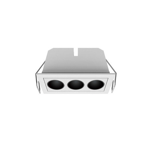 Lámpara empotrada downlight 96x45mm 9W 550lm 3000K CRI90 40° con driver 0-10V 100-250V TE-FGL03