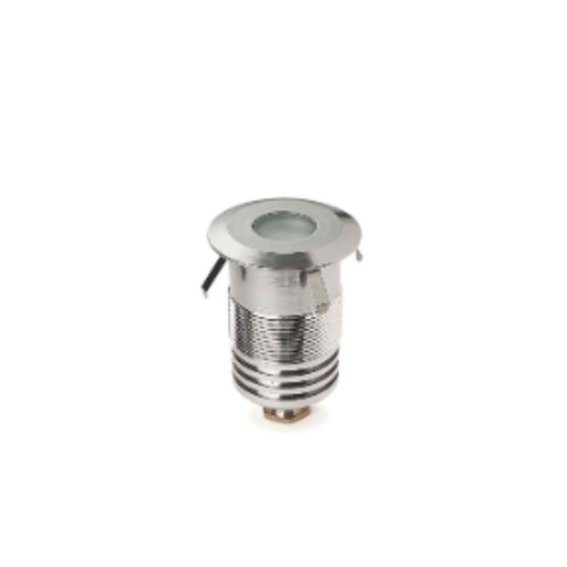Lampara empotrada en piso IP65 Gea Signaling 100-240V 60mm 1W aluminio anodizado 52lm
