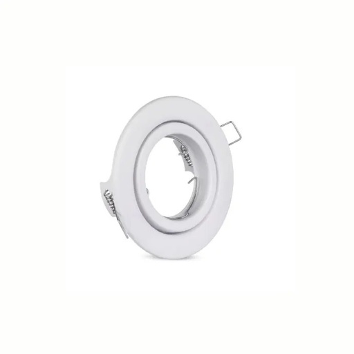 [LY-ZC507-WH] Lampara empotrada redonda dirigible D=86mm GU10 Blanca