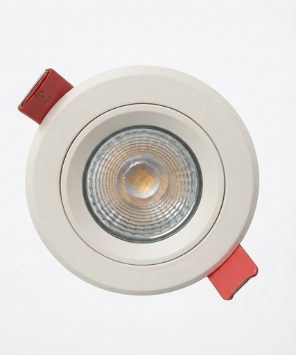 [LY-ZC503-WH] Lámpara empotrada redonda fija D=78mm GU10 blanca