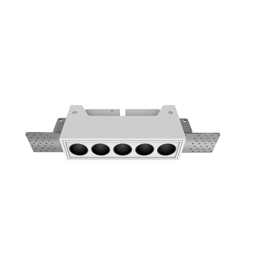 Lámpara empotrada sin marco downlight 150x44mm 13W 850lm 3000K CRI90 40° con driver 0-10V 100-250V TE-FGT05