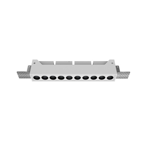 Lámpara empotrada sin marco downlight 285x44mm 24W 1600lm 3000K CRI90 40° con driver 0-10V 100-250V TE-FGT10