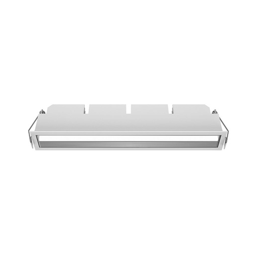 Lampara empotrada Wall Washer 285x45mm 24W 1100lm 3000K CRI90 con driver 0-10V 100-250V Blanca FWW10