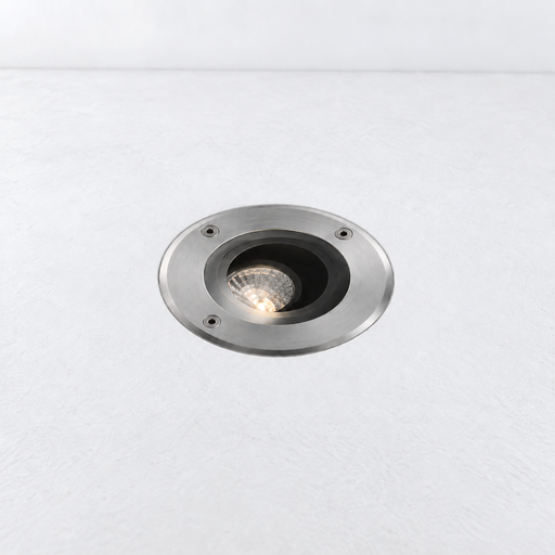 [LC-55-9380-CA-37] Lampara para empotrar en piso GEA redonda dirigible 1x50W GU10
