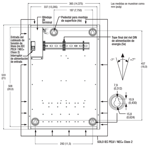 [LT-HQ-LV21-120] Panel de Procesadores para HW(QS/QSX)