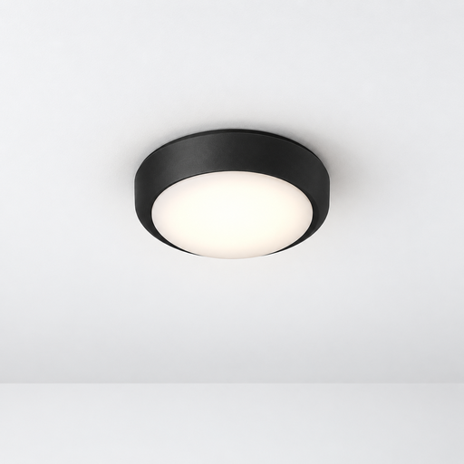 Plafon Bertina D=200 mm IP66 con 1 bombillo led 10W 1290lm 25000 hrs 100-240V GX53