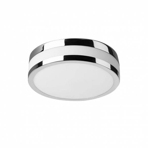 [FL-DE-0426-CRO] Plafón IP44 Vapor LED 11.5W 3000K cromado 560lm