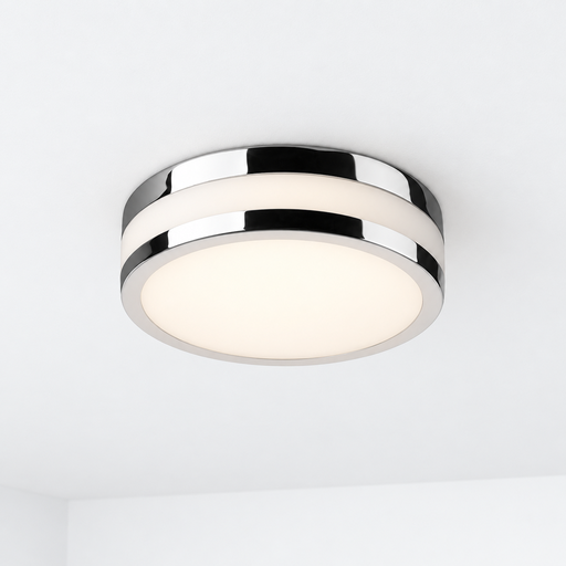 [FL-DE-0426-CRO] Plafon IP44 Vapor LED 11.5W 3000K Cromado 560lm