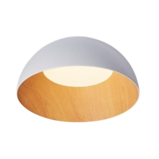 Plafón redondo luz directa Led 120V 5610F difusor opal 3000K/4000K atenuable triac