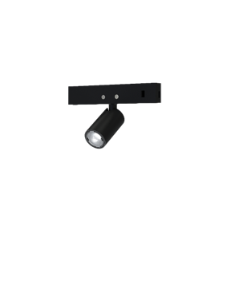 [IK-ST-501SMD1-903038-DT-BK] Reflector mini negro cilíndrico 1W para riel magnético 5.8mm 38° 24V CRI90