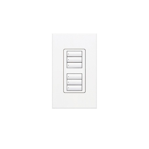 [LT-QSW2-3BDI-WH] Remoto Seetouch QS dual 3 bot c r/l