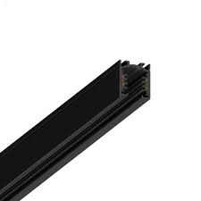 Riel Superficial/Colgante 3 Circuitos + Dali 2m Negro