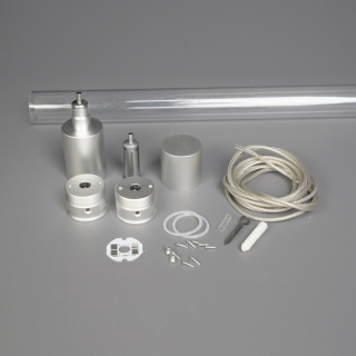 [CO-AS-NNR18VHS-2500] Set de suspension 2m para neon redondo 25mm