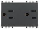 Tomacorriente Doble Eikon -Vimar (127Vac/15Amp)