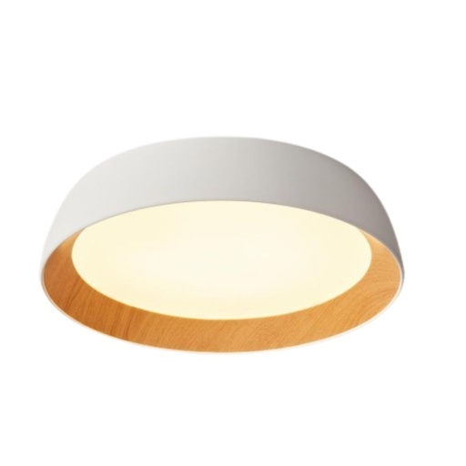 Plafón redondo luz directa Led 120V 5629 difusor opal 3000K/4000K atenuable triac