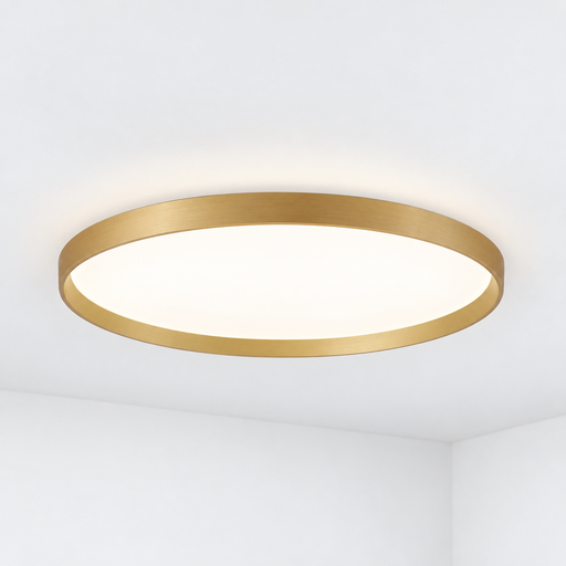 Plafon Redondo luz directa Led 120V 5664 difusor prismatico 3000K/4000K atenuable Triac