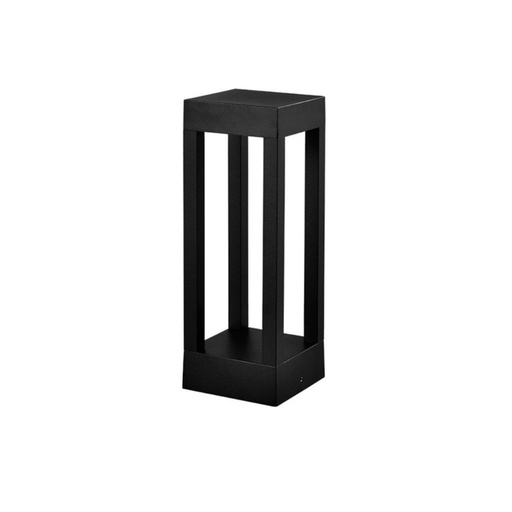 [KD-CPD112-30H7W] Poste 110*110*(H)300mm negro led 7W 3000K 560lm 85-265V IP65